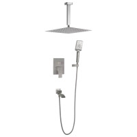 Душевая система встраиваемая Filarete Waterfall FL1012NK Никель