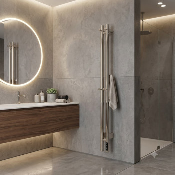 Полотенцесушитель электрический Vivi Felice GIU 120R-2CR Хром
