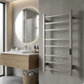 Полотенцесушитель электрический Vivi Felice LIN 8040Q-NK Никель