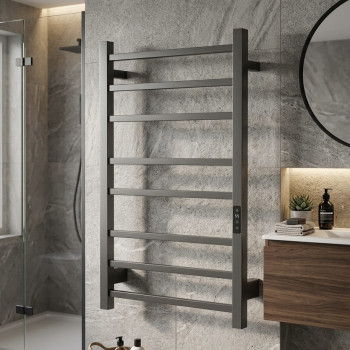Полотенцесушитель электрический Vivi Felice LIN 8050Q-GG Оружейная сталь