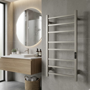 Полотенцесушитель электрический Vivi Felice LIN 8050Q-NK Никель