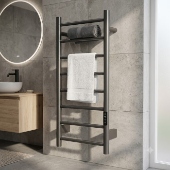 Полотенцесушитель электрический Vivi Felice NIC 8050R-GG Оружейная сталь